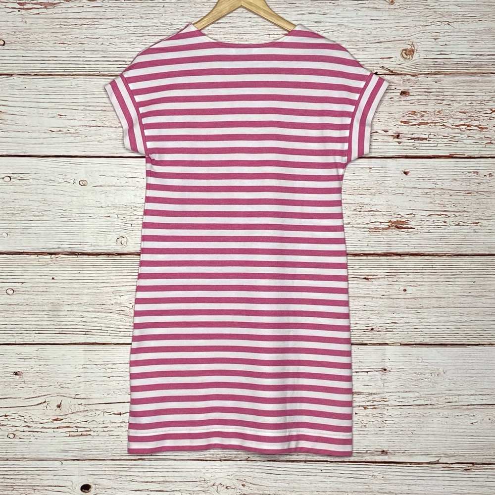 Vineyard Vines Knit Stripe Swing Dress In Pink and White Sz XXS - Picture 7 of 15